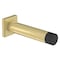 National Hardware Reed 1 in. W X 3 in. L Aluminum Brushed Gold Door Stop Mounts to door and wall N830-528 - alternate 1